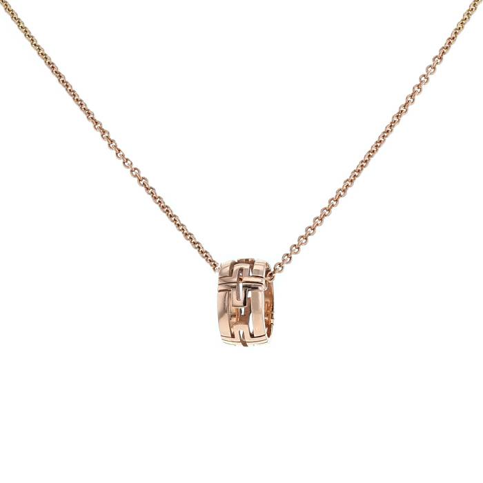 [Lume Jewelry]PARENTESI NECKLACE PINK GOLD