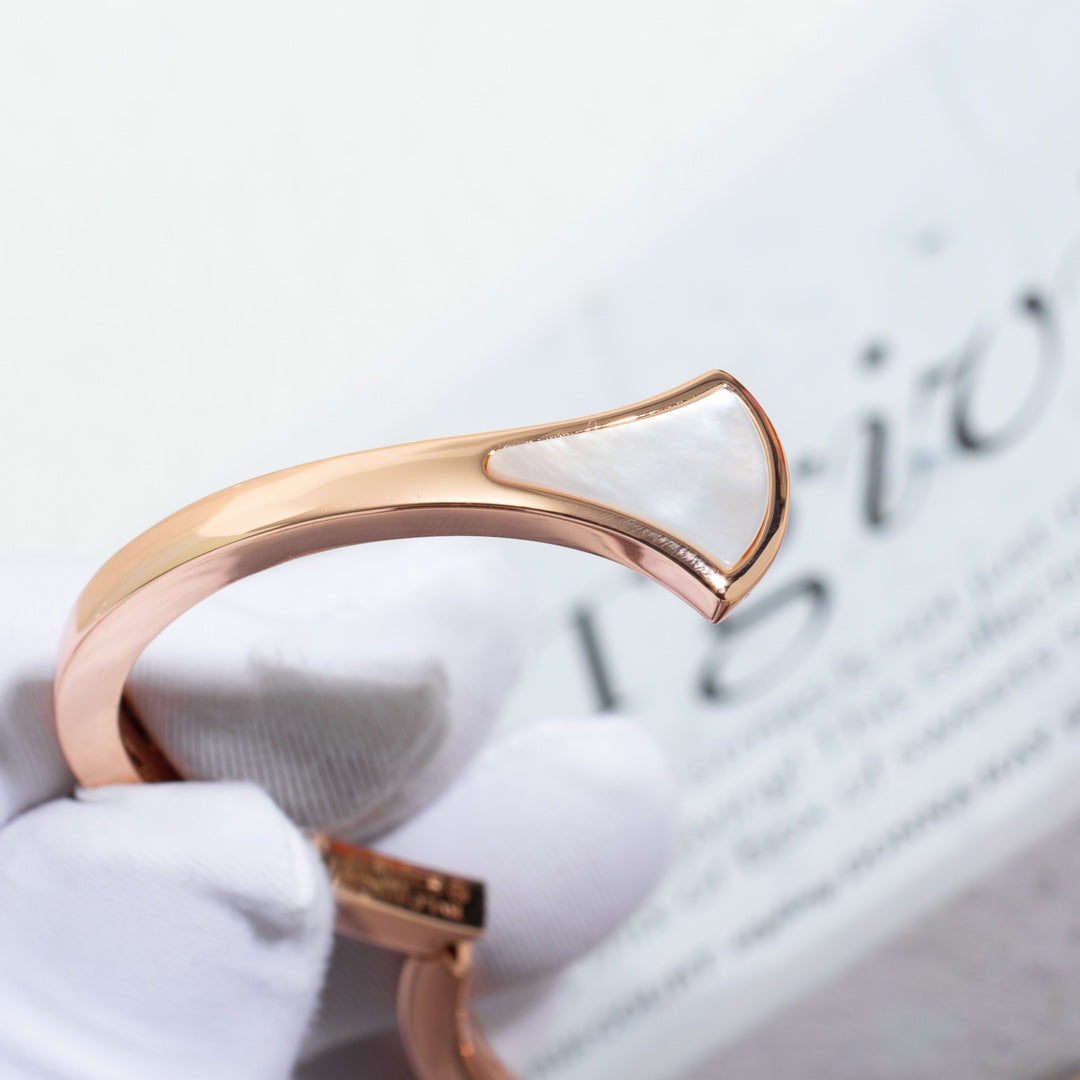 [Lume Jewelry]DREAM BRACELET OPEN PINK GOLD MOP