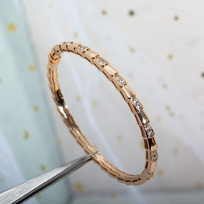 [Lume Jewelry]SERPENTI SMALL BRACELET PINK GOLD DIAMOND