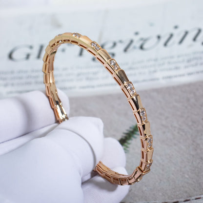 [Lume Jewelry]SERPENTI SMALL BRACELET PINK GOLD DIAMOND