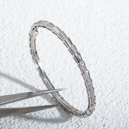 [Lume Jewelry]SERPENTI BRACELET SILVER DIAMOND
