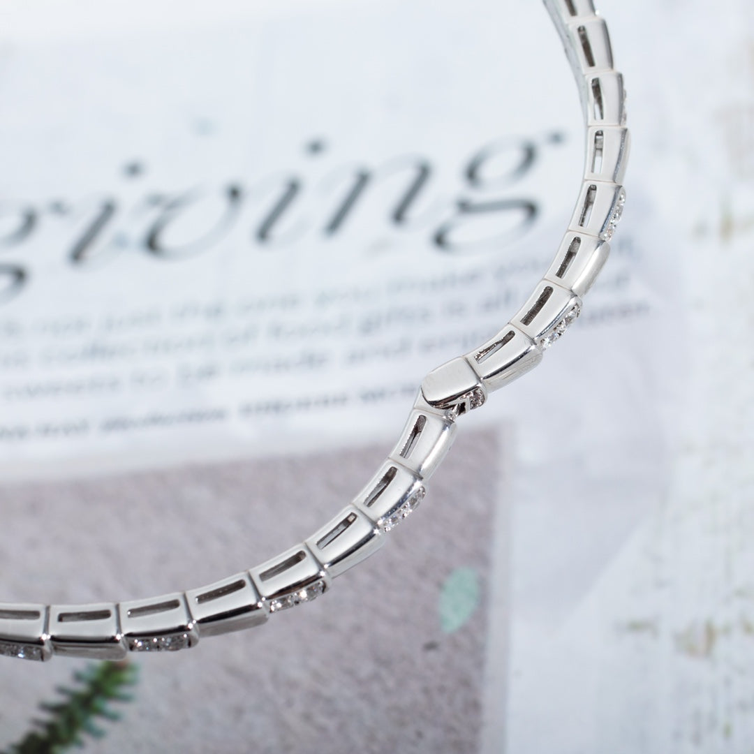 [Lume Jewelry]SERPENTI BRACELET SILVER DIAMOND