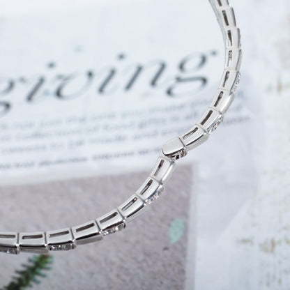 [Lume Jewelry]SERPENTI BRACELET SILVER DIAMOND