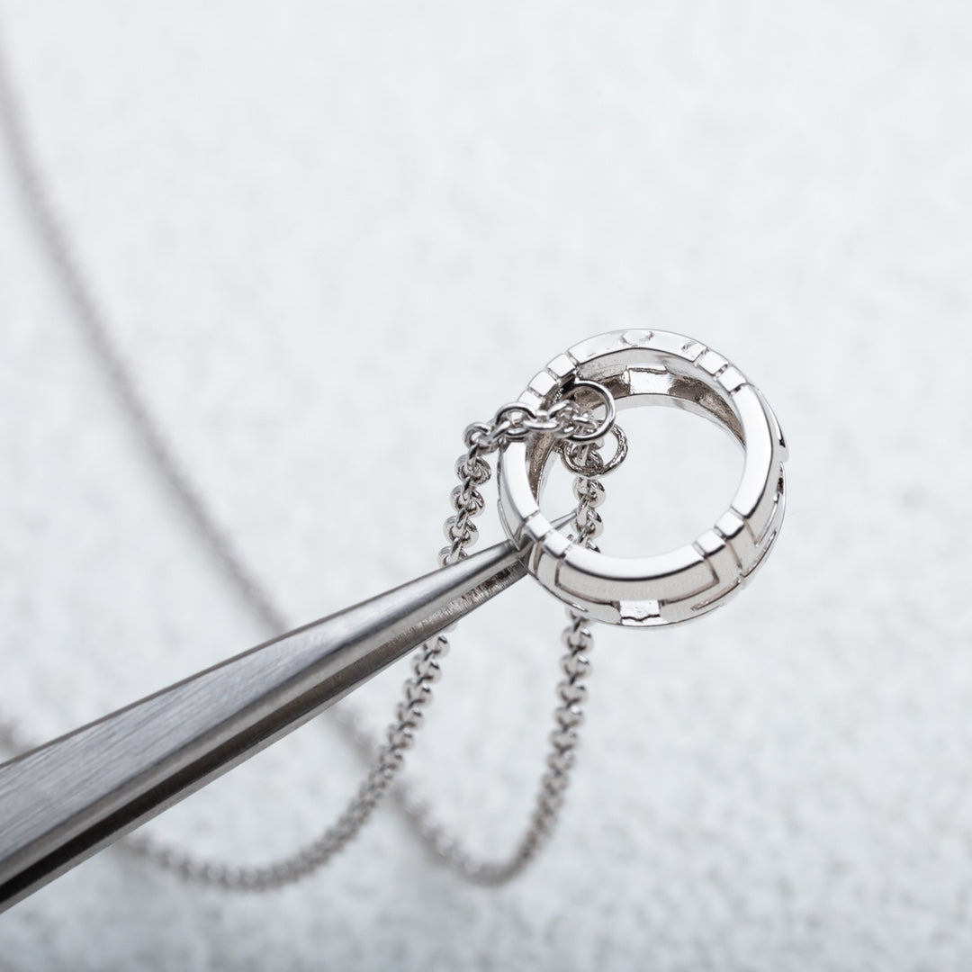 [Lume Jewelry]PARENTESI NECKLACE SILVER