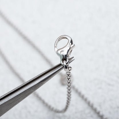 [Lume Jewelry]PARENTESI NECKLACE SILVER
