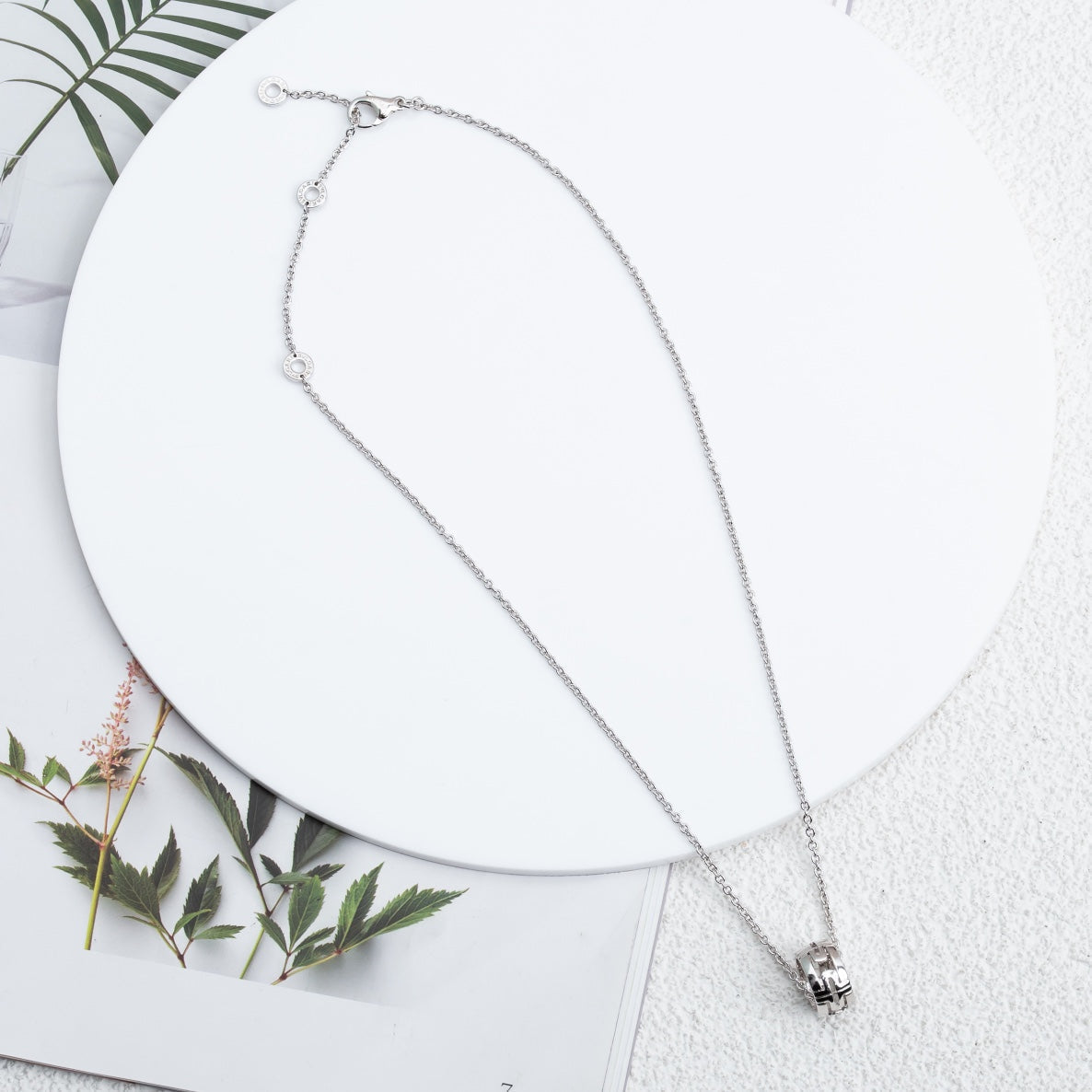 [Lume Jewelry]PARENTESI NECKLACE SILVER