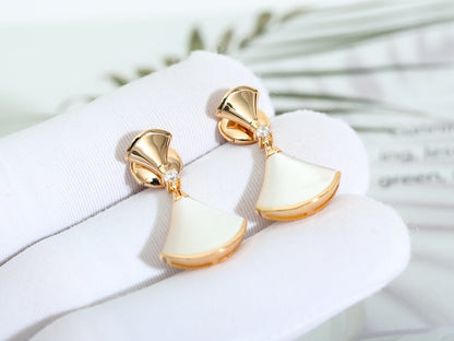 [Lume Jewelry]DREAM MOP PINK GOLD EARRINGS