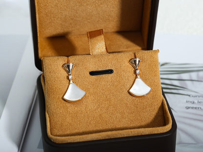 [Lume Jewelry]DREAM MOP PINK GOLD EARRINGS