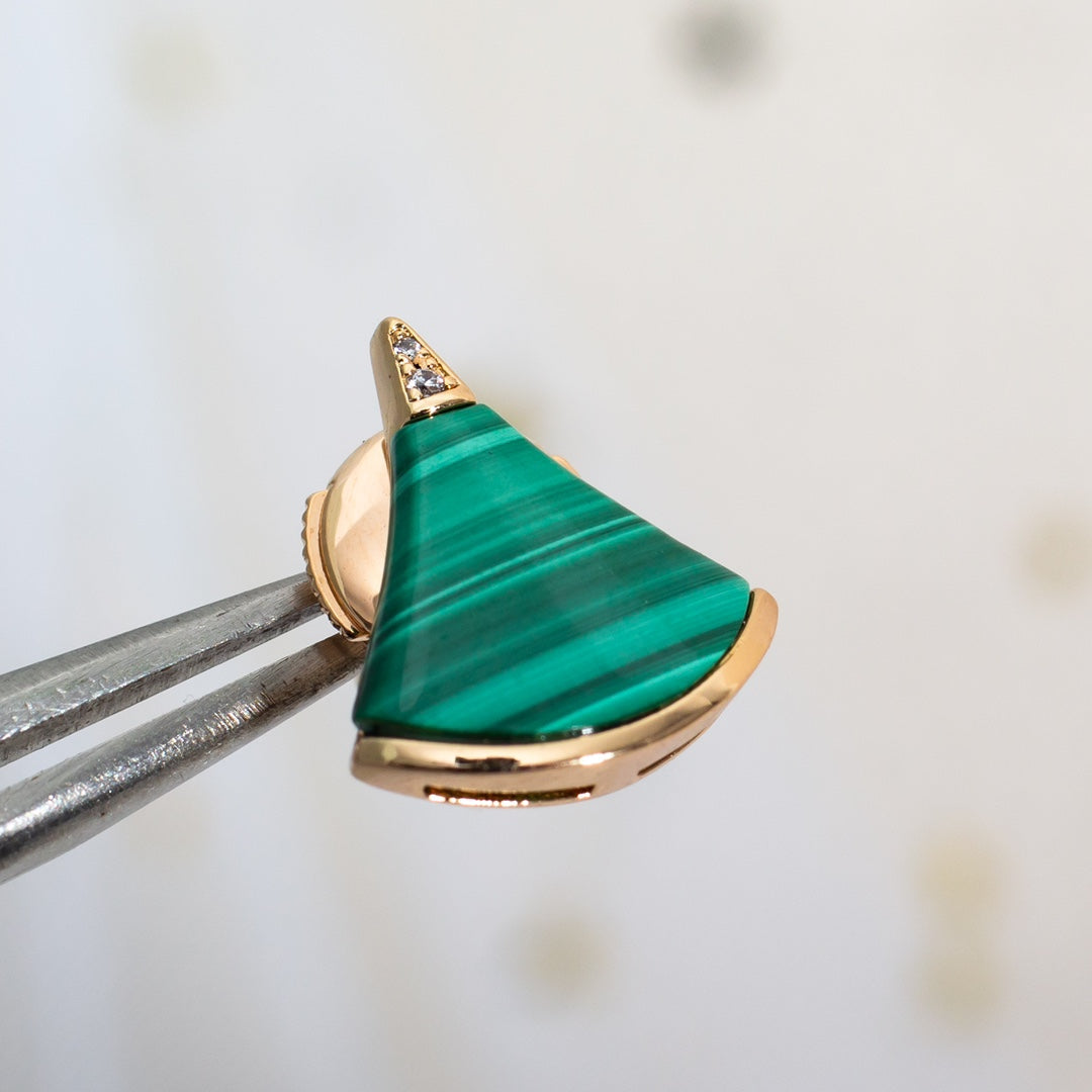 [Lume Jewelry]DIVAS DREAM EARRINGS PINK GOLD