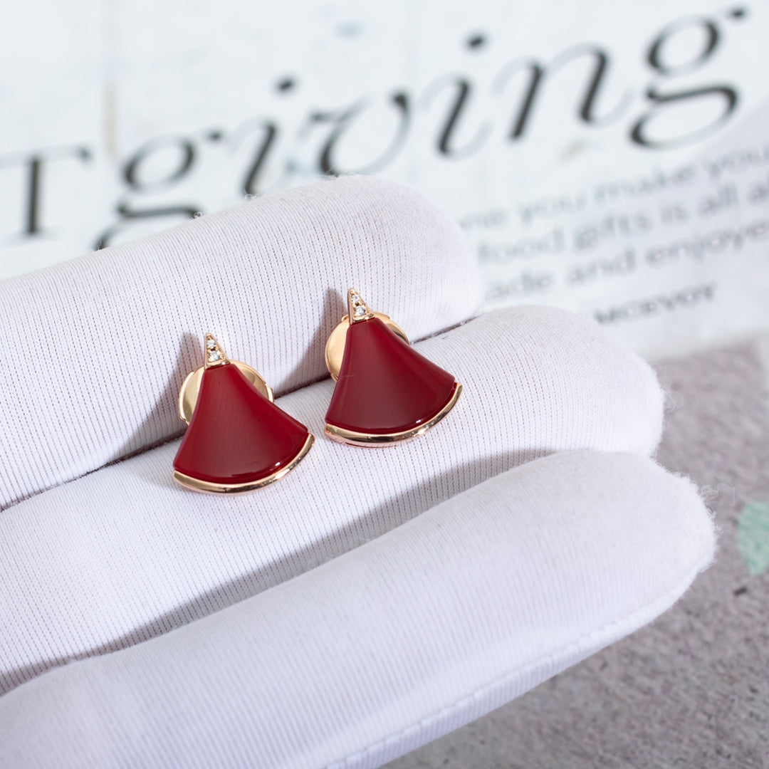 [Lume Jewelry]DIVAS DREAM EARRINGS PINK GOLD
