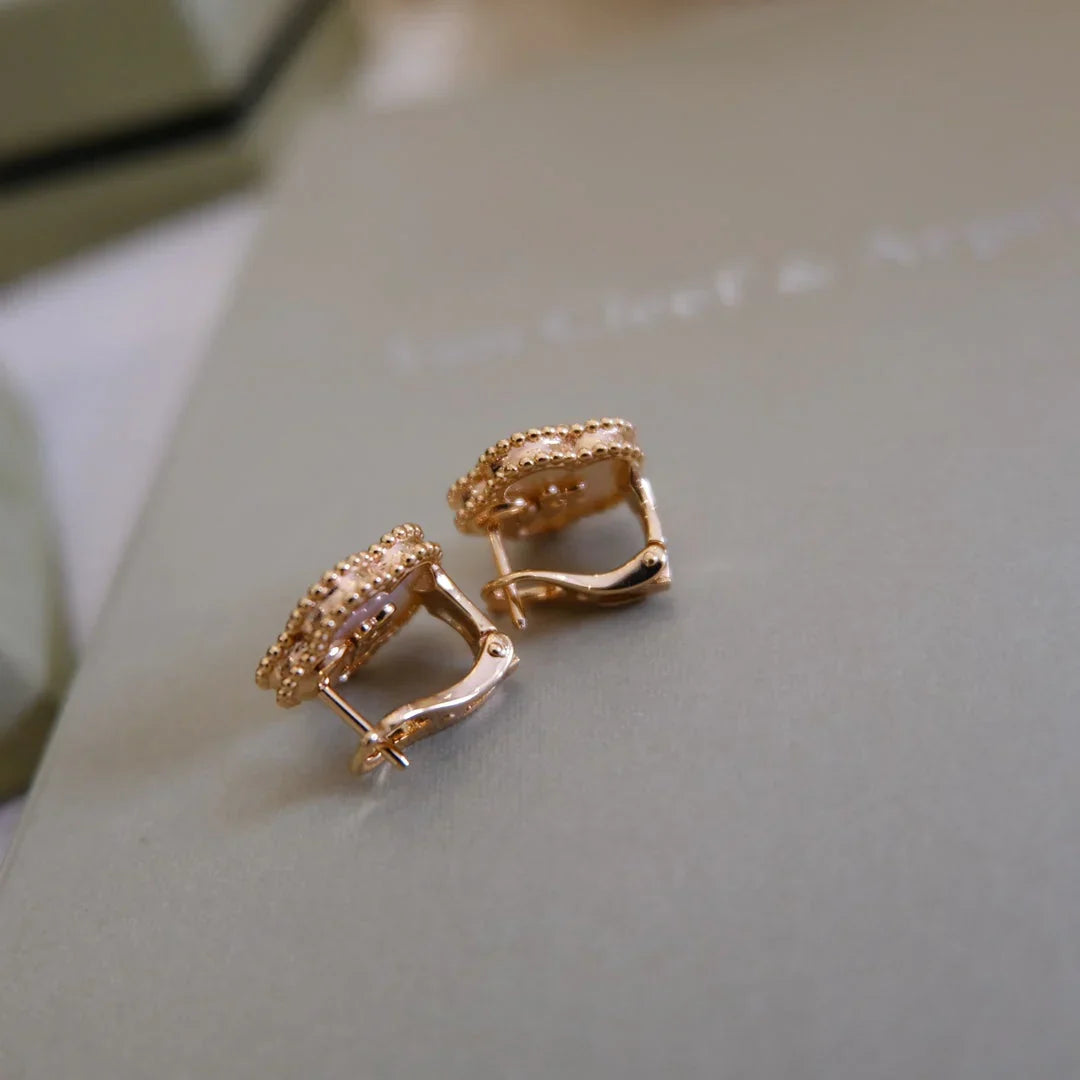 [Lume Jewelry]LUCKY WHITE MOP EARRINGS