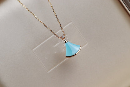 [Lume Jewelry]DREAM NECKLACE TURQUOISE PINK GOLD