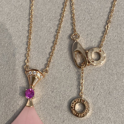 [Lume Jewelry]DREAM NECKLACE PINK OPAL