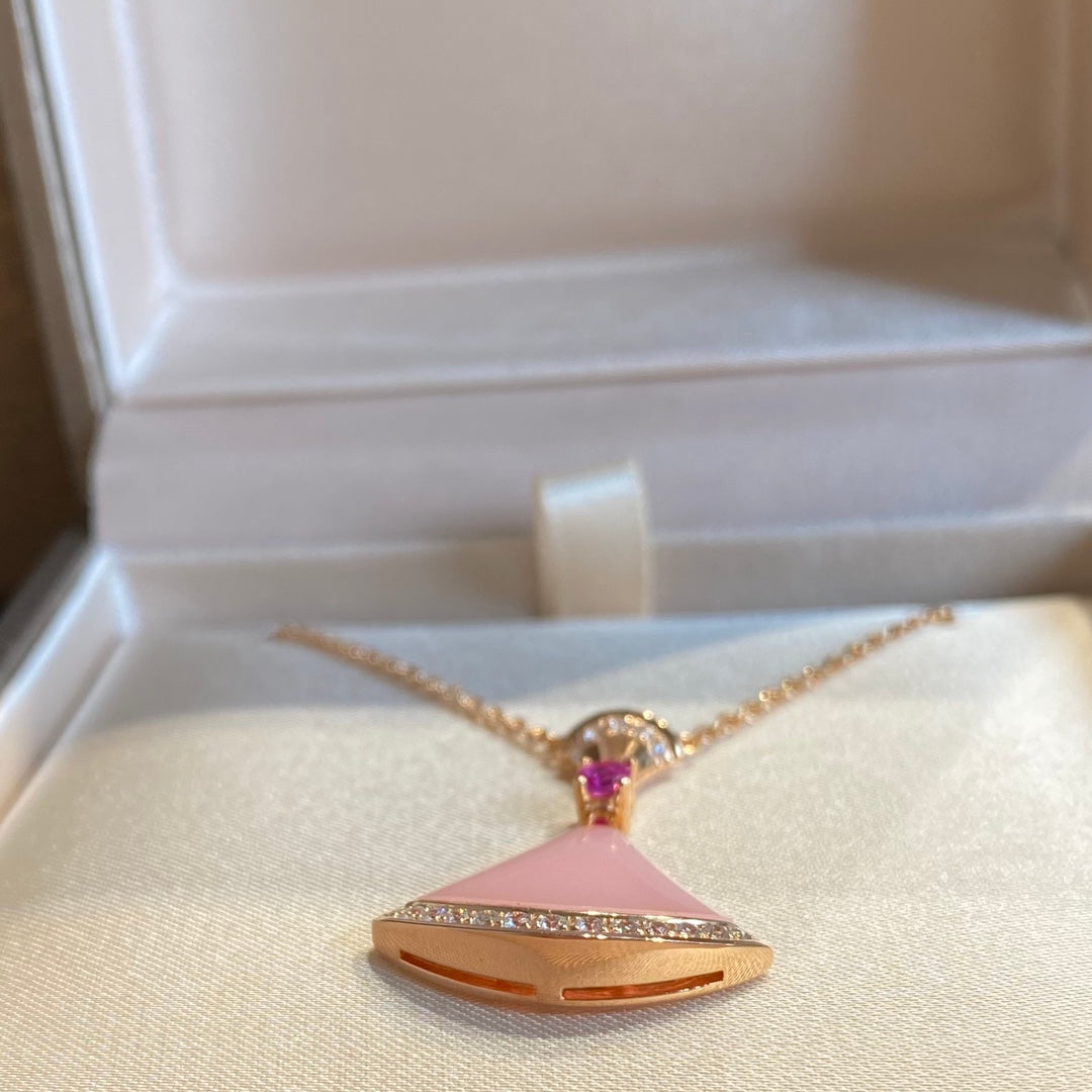 [Lume Jewelry]DREAM NECKLACE PINK OPAL
