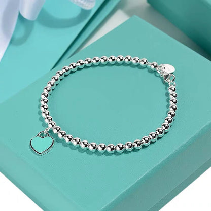 [Lume Jewelry]MINI HEART BRACELET SILVER