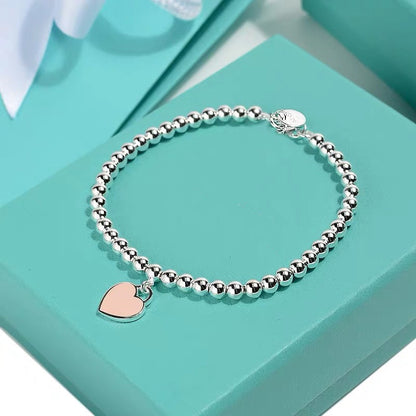 [Lume Jewelry]MINI HEART BRACELET SILVER