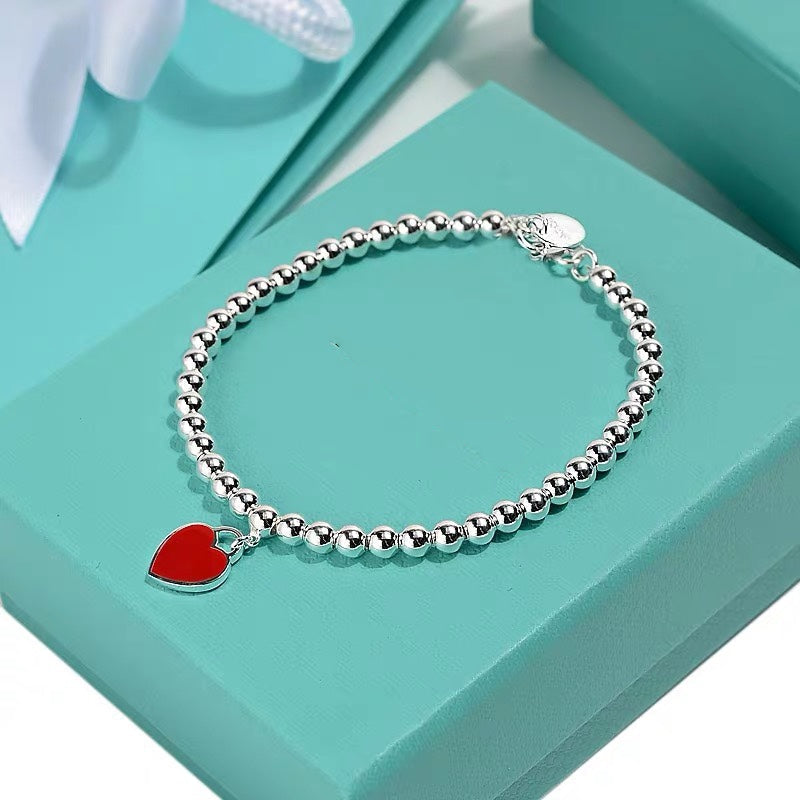 [Lume Jewelry]MINI HEART BRACELET SILVER