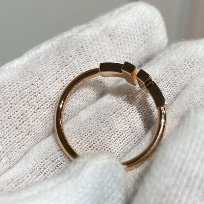 [Lume Jewelry] WIRE RING DIAMOND PINK GOLD