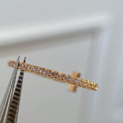 [Lume Jewelry]T RING DIAMOND PINK GOLD