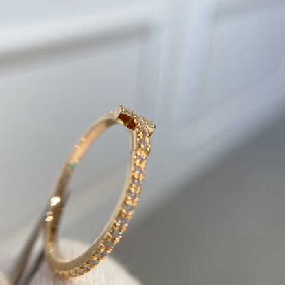 [Lume Jewelry]T RING DIAMOND PINK GOLD