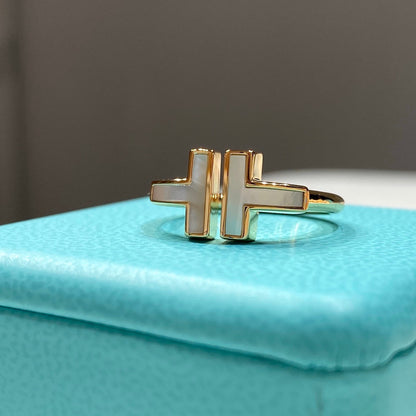 [Lume Jewelry] WIRE MOP RING PINK GOLD