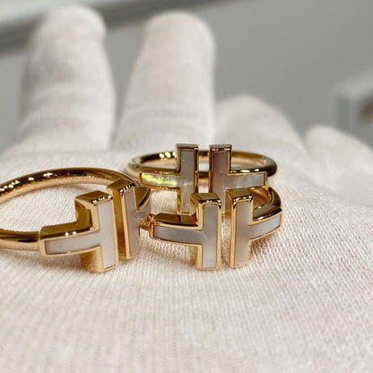 [Lume Jewelry] WIRE MOP RING PINK GOLD