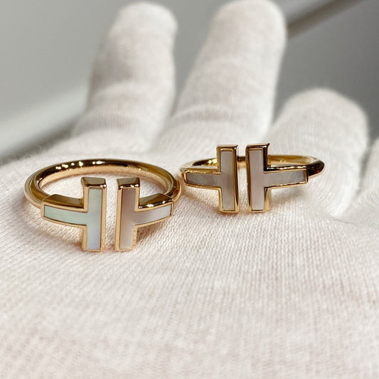 [Lume Jewelry] WIRE MOP RING PINK GOLD