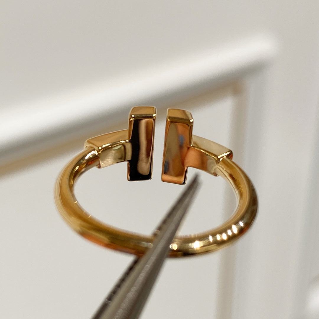 [Lume Jewelry] WIRE MOP RING PINK GOLD