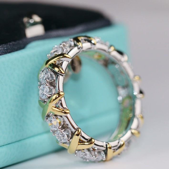 [Lume Jewelry]SIXTEEN STONE RING GOLD