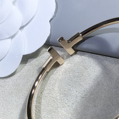[Lume Jewelry]T BRACELET PINK GOLD 1.8MM DIAMOND