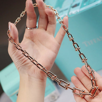 [Lume Jewelry]HARDWEAR LINK GOLD NECKLACE