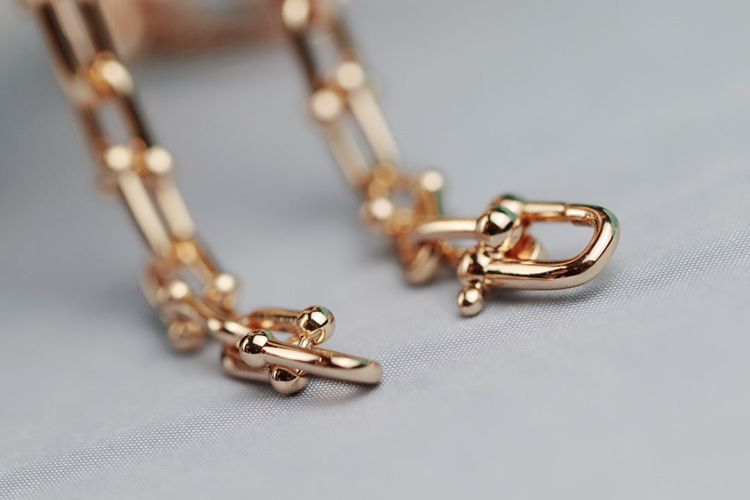 [Lume Jewelry]HARDWEAR LINK GOLD NECKLACE