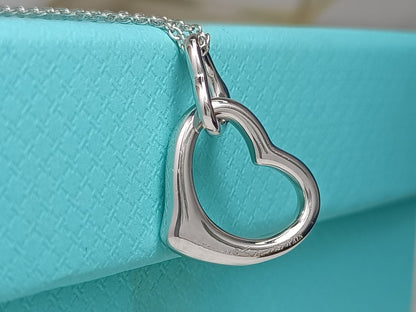 [Lume Jewelry]DOUBLE HEART SILVER NECKLACE