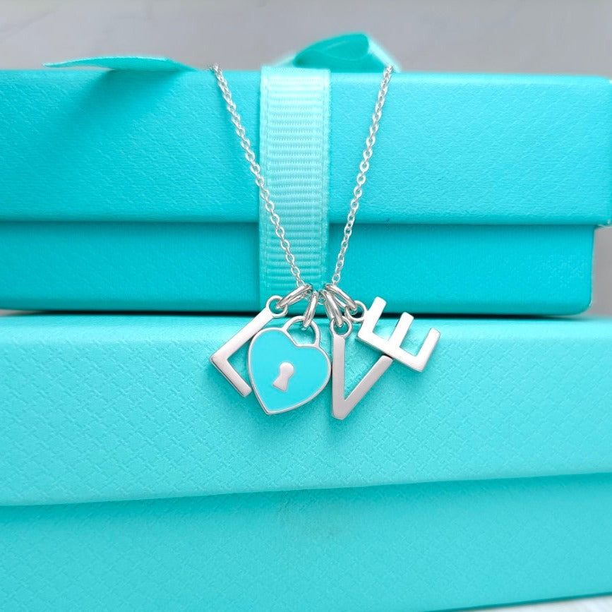 [Lume Jewelry]LOVE TEXT PEDANT NECKLACE