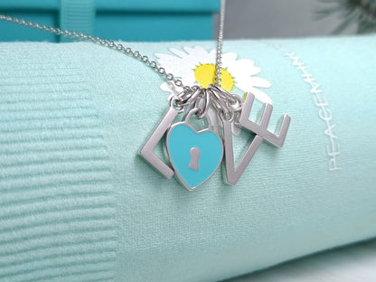 [Lume Jewelry]LOVE TEXT PEDANT NECKLACE