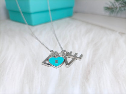 [Lume Jewelry]LOVE TEXT PEDANT NECKLACE
