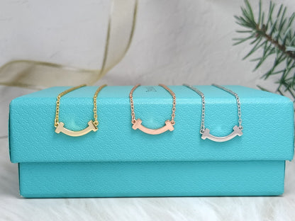 [Lume Jewelry]MINI SMILE PEDANT NECKLACE