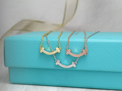 [Lume Jewelry]MINI SMILE PEDANT NECKLACE