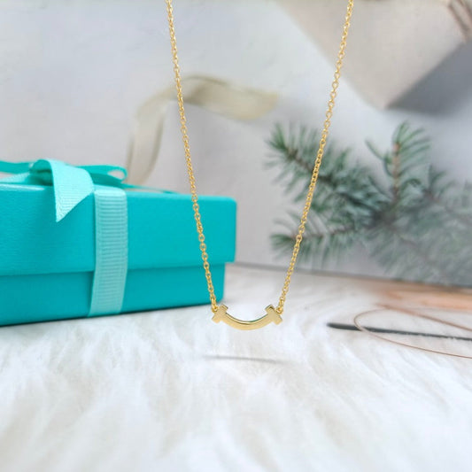 [Lume Jewelry]MINI SMILE PEDANT NECKLACE