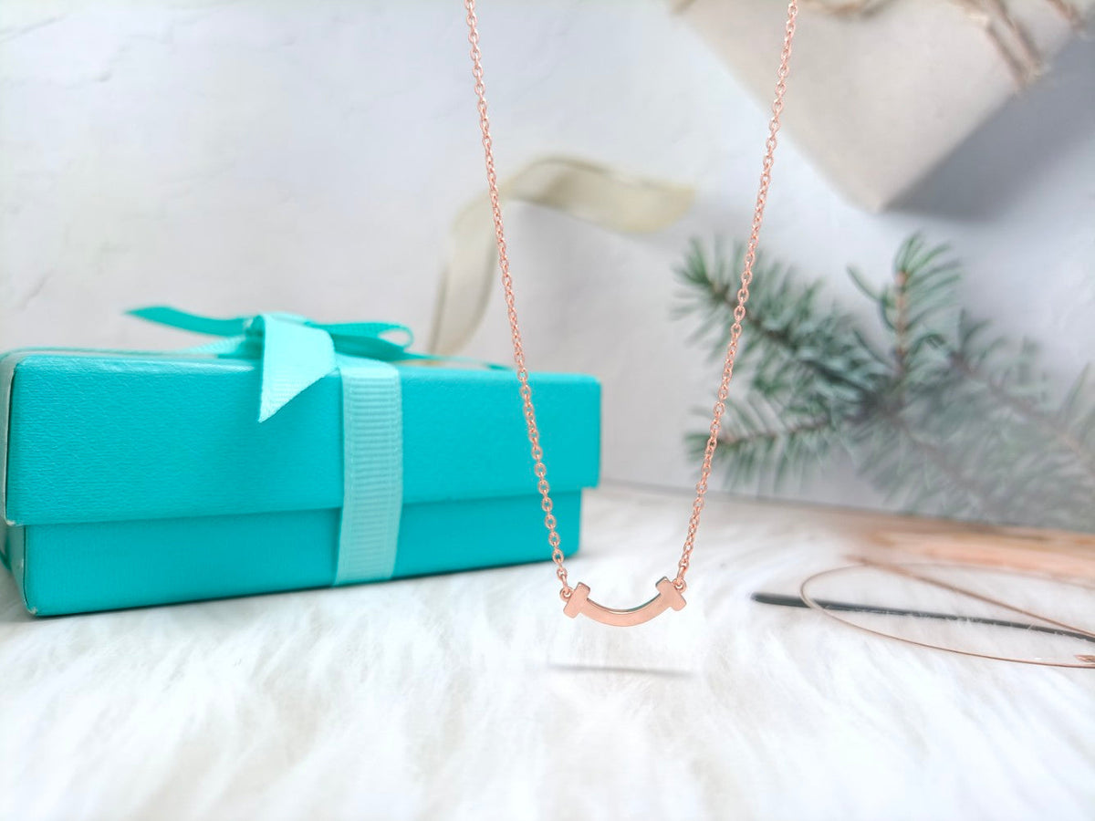 [Lume Jewelry]MINI SMILE PEDANT NECKLACE