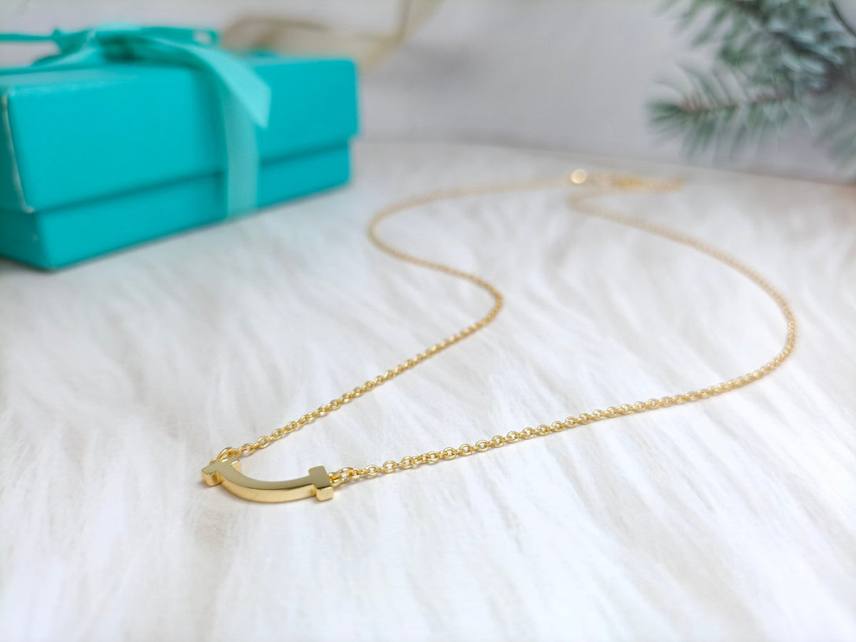 [Lume Jewelry]MINI SMILE PEDANT NECKLACE