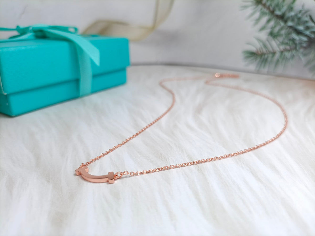 [Lume Jewelry]MINI SMILE PEDANT NECKLACE