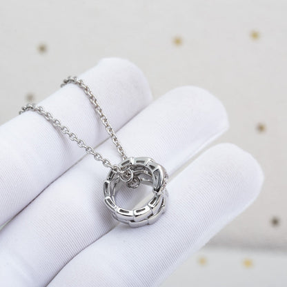 [Lume Jewelry]SERPENTI SILVER NECKLACE DIAMOND