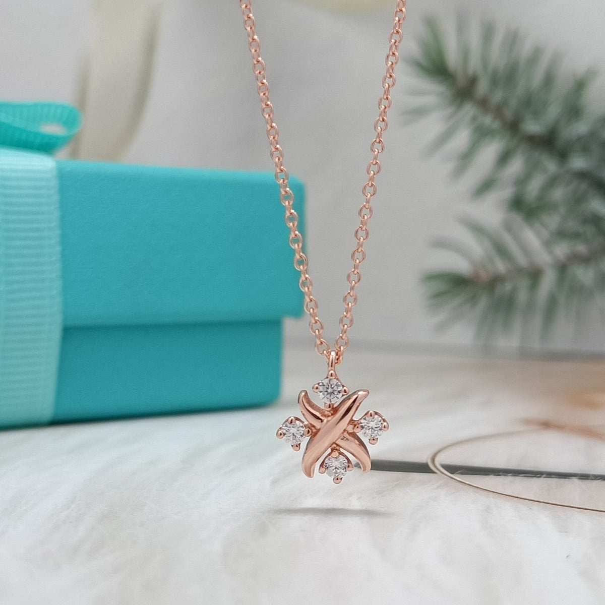 [Lume Jewelry]PINWHEEL NECKLACE DIAMOND