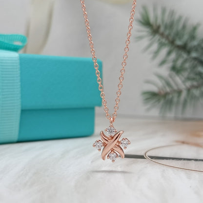 [Lume Jewelry]PINWHEEL NECKLACE DIAMOND