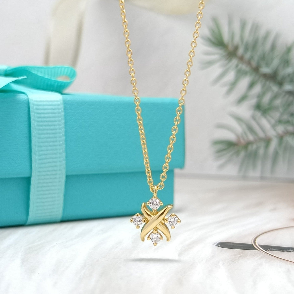 [Lume Jewelry]PINWHEEL NECKLACE DIAMOND