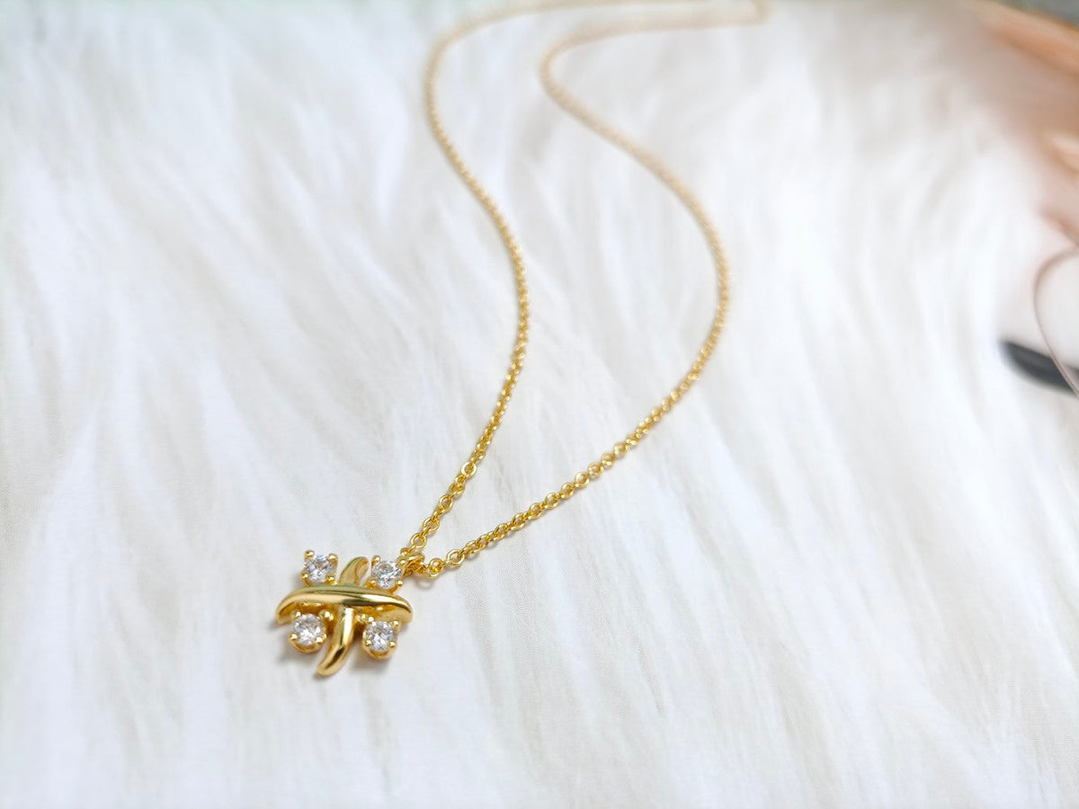 [Lume Jewelry]PINWHEEL NECKLACE DIAMOND