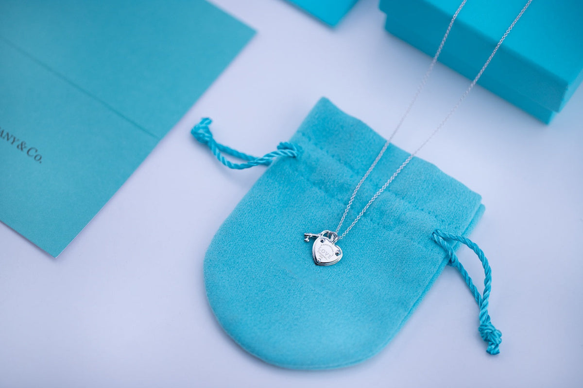 [Lume Jewelry]KEY AND HEART SILVER NECKLACE