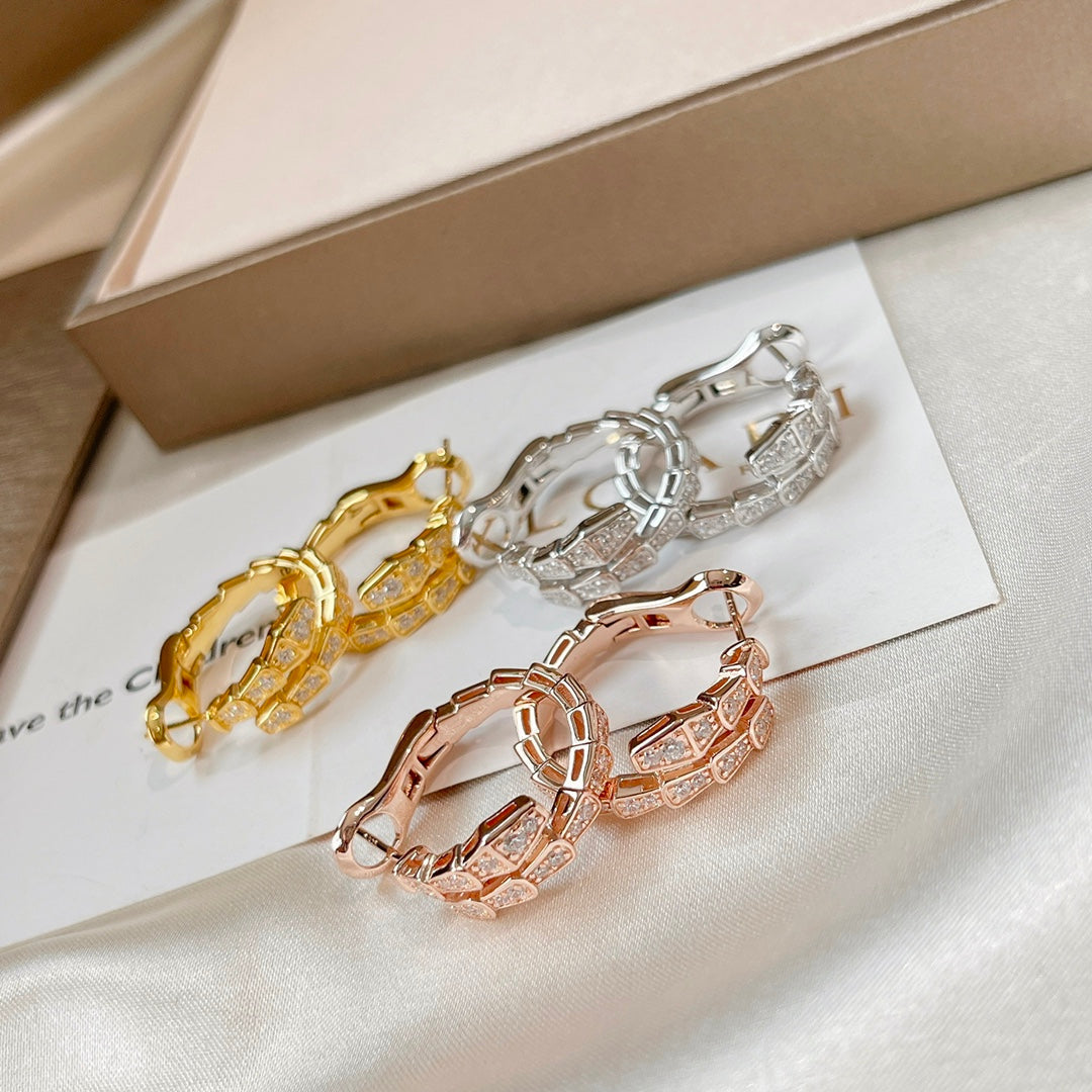 [Lume Jewelry]SERPENTI EARRINGS DIAMOND