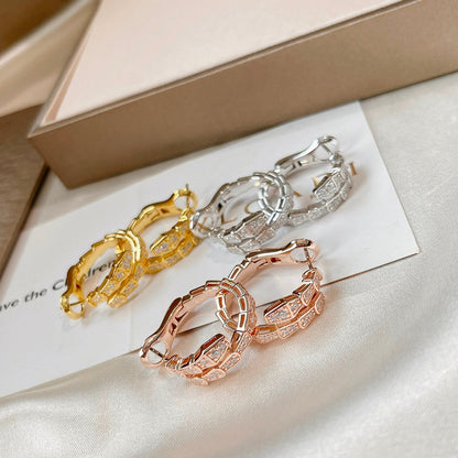 [Lume Jewelry]SERPENTI EARRINGS DIAMOND